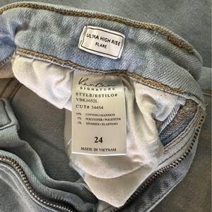 KanCan Ultra High Rise Flare Jeans - Light Blue